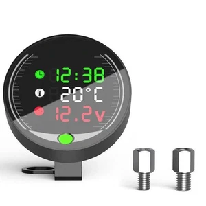 Comprehensive Motorcycle Voltmeter with Temperature Monitoring Functions - Picture 1 of 13
