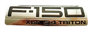 04-08 Ford F-150 XLT 5.4 Triton guardabarros emblema lateral insignia OEM - Imagen 1 de 2