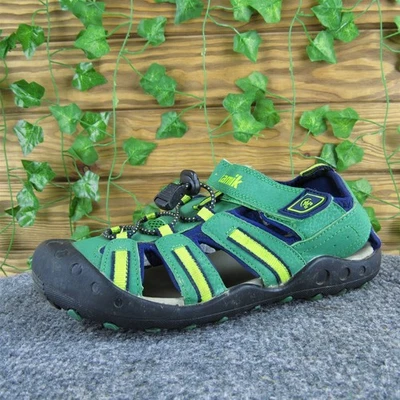 Sandália Kamik Pescador Caranguejo Meninos Y 4 Média Cordão Sintético Verde - Imagem 1 de 4
