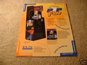 FUN Pop Fly Video Arcade Flyer - Bild 1 von 2