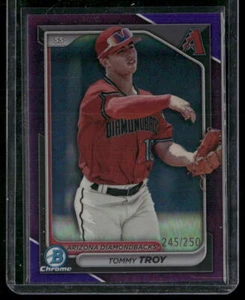 Bowman #BP-76 2024 Tommy Troy Prospects púrpura #/250 - Imagen 1 de 2