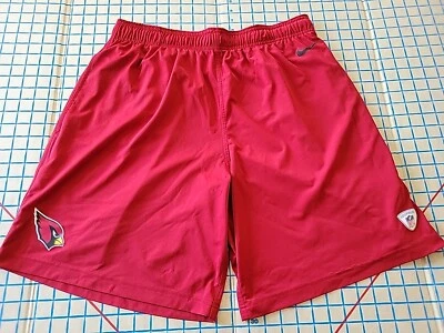 NFL Arizona Cardinals Nike Training Apparel Dri-Fit Athletic Shorts Men's L~ 13 - Image 1 of 4