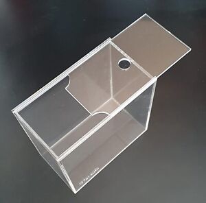 Petite boîte de reproduction acrylique aquarium, nano aquarium avec couvercle coulissant - 4 litres