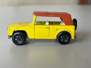 1970 Matchbox Lesney Superfast #18 Field Car Yellow With White Interior Vintage - Picture 1 of 7