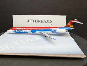 1/200 AVIANCA COLOMBIA MD-83 JUAN VALDEZ (CAFFÈ) COLORI EI-CEQ JC WINGS - Foto 1 di 9