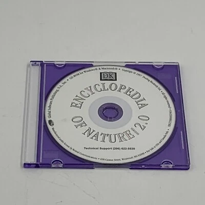 DK - Encyclopedia of Nature 2.0 - 1997 - Windows/MacIntosh - CD ROM - Image 1 of 3