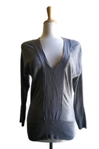 Alice Moon by Moon Collection Sweater Medium Women's Pullover Long Sleeve V-Neck - Picture 1 of 6