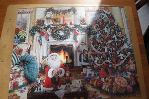 White Mountain Puzzle "Cozy Christmas" 1000 Pieces Used In Excellent Condition - Picture 1 of 7