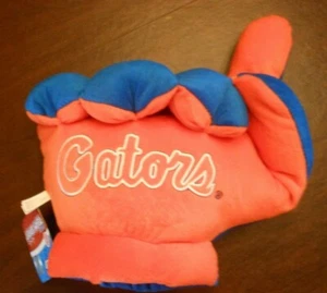 Florida Gators Football Fan Hand Plush Soft Glove Toy Factory Team Spirit NWT - Picture 1 of 4