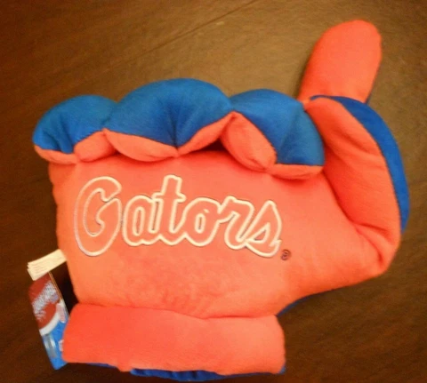 Florida Gators Football Fan Hand Plush Soft Glove Toy Factory Team Spirit  NWT Cover