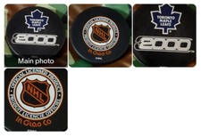 2000 TORONTO MAPLE LEAFS NHL OFFICIAL HOCKEY PUCK INGLASCO VEGUM MFG. 🇸🇰