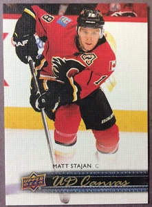 2014-15 Upper Deck Canvas #C14 Matt Stajan Calgary Flames - Picture 1 of 1