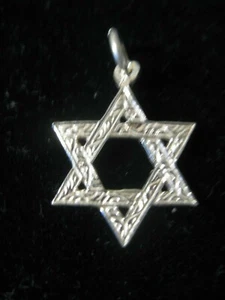 STERN 6 PUNKTE - IN STERLINGSILBER & GRATIS KETTE! - Bild 1 von 4