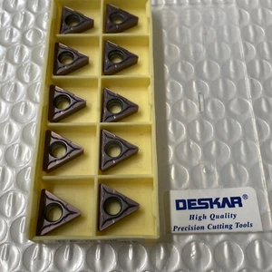 10pc TCMT16T308 LF608 TCMT32.52 Triangle chamfer insertion For Lathe tool holder - Picture 1 of 9
