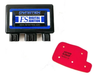 Dynatek CDI Ignition + Uni Air Filter Intake Arctic Cat 650 V Twin 04 05 Dyna FS - Image 1 of 4
