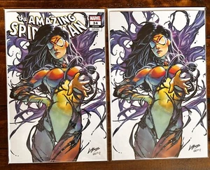 AMAZING SPIDER-MAN #34 LOBOS VENOMIZED TRADE/VIRGIN VARIANT SET VERY HIGH GRADE - Picture 1 of 3