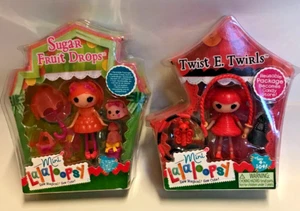 2 x Mini Lalaloopsy Dolls Sugar Fruit Drops & Twist E Twirls & Accessories Boxed - Picture 1 of 6
