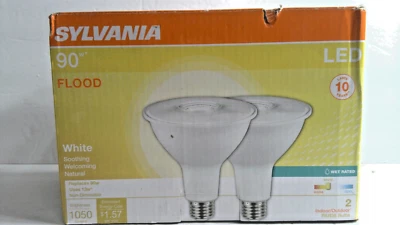 SYLVANIA LED Flood PAR38 Light Bulb, 90W Equivalent, Efficient 13W, 10 Year G13 - Image 1 of 4