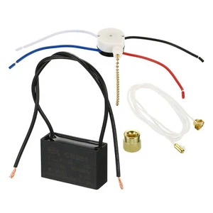 CBB61 Ventilateur Condensateur 3.5uf 250V 50/60HZ 2 Fil pour Air Climatiseur - Foto 1 di 6