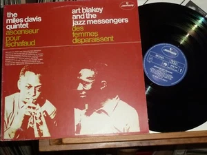 Miles Davis Art Blakey & Messengers Ascenseur &Femmes Disp Jazz Soundtracks NM - Picture 1 of 6