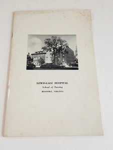 Vtg 1956 Lewis Gale Hospital School Of Nursing Roanoke VA Booklet Class Book - Picture 1 of 13