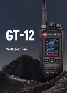 SenHaix GT12 Two Way Radio VHF UHF Waterproof Air Band Receiver BluetoothType-C - Picture 1 of 22