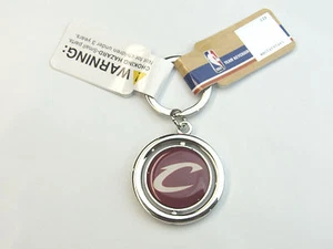 NBA Cleveland Cavaliers Spinning Logo Key Ring Keychain Forever Collectibles - Picture 1 of 3