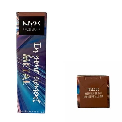 NYX Makeup In Your Element Metal Lipstick in Metallic Bronze IYELS06 0.14 oz - Image 1 of 4