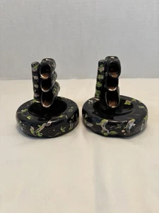 Waterfall Incense Cone Holders X 2-Backflow Smoke Design-Ceramic  - Picture 1 of 13