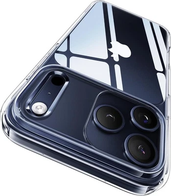 Clear Case For Apple iPhone 17 Pro Max AIR 16E 15 14 Plus 13 Silicone Gel Cover - Image 1 of 4