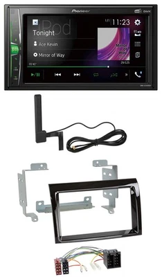 Pioneer MP3 DAB AUX 2DIN Bluetooth Autoradio für Fiat Ducato 2006-2011 Citroen J - Bild 1 von 4