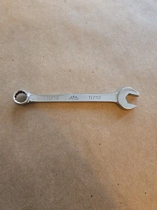 Mac Tools 11/32" 12PT SAE Llave Combinada Cromo Corto EE. UU. CW11R - Imagen 1 de 8