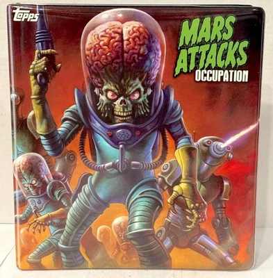 2015 Mars Attacks Occupation Empty Trading Card Album Binder Kickstarter Exclusi - Image 1 of 3
