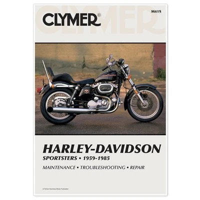 Manual de reparación M419 Clymer para Harley Sportster XLH/XLCH/XL 59-85 Foto 1 de 2