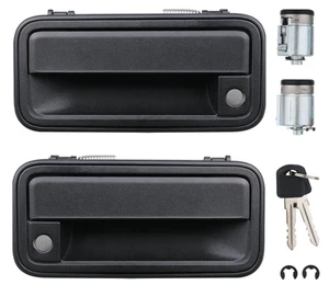 APPERFiT All Metal Exterior Door Handles w/Lock Cylinders & Keys Compatible with - Foto 1 di 6