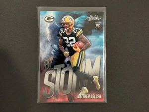 2025 Panini Absolute MATTHEW GOLDEN #11 Rookie By Storm RC Green Bay Packers - Picture 1 of 2