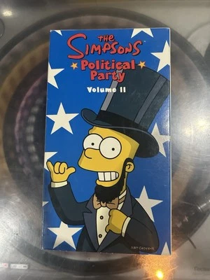 The Simpsons Political Party Vol. 2 VHS, 2000 Cartoon - Image 1 of 4