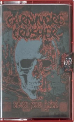 CARNIVORE CRUSHER CASSETTE TAPE VEGAN DEATH METAL EAKRA UNBORN LIMITED 50 XRULEX - Image 1 of 2