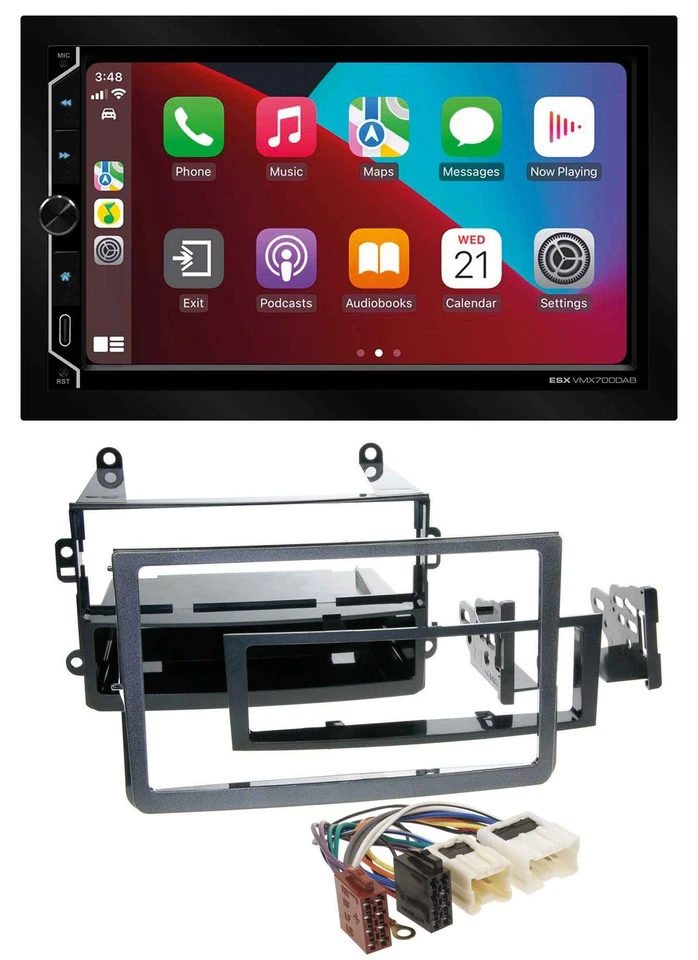 ESX 2DIN DAB USB MP3 Bluetooth Autoradio für Nissan 350Z Coupe Roadster 05-09 - Bild 1 von 4