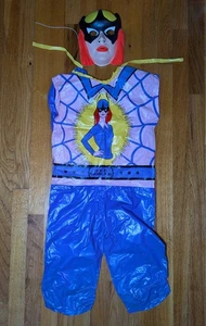 Vintage 1970er Ben Cooper Web Frau Halloween Kostüm Maske Box Marvel klein 4-6 - Bild 1 von 24