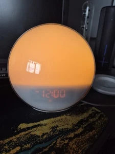 Lumie Sunrise Alarm Clock with Radio, Sounds, and Adjustable Light - Picture 1 of 2
