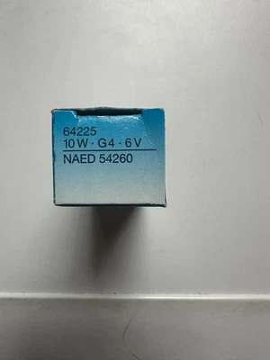64225 6v 10w G4 Halogen/ Diaplay/ Optic Lamp - Image 1 of 4