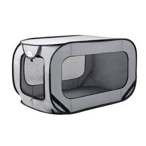 36in Portable Large Dog Bed - Pop Up Kennel Indoor Outdoor Crate for Pets Car - Picture 1 of 8
