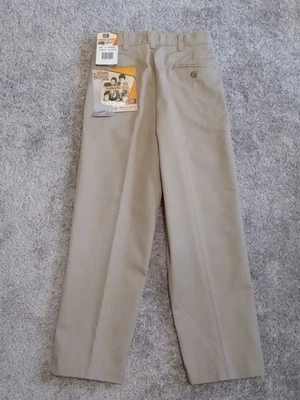 Pantalones caqui vintage plisados tostados caqui caqui para niños nuevos con etiquetas 10 Foto 1 de 4