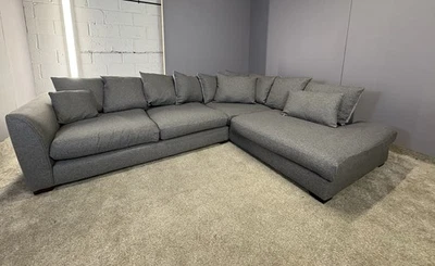 Very large grey DFS l shape sofa DELIVERY AVAILABLE! - Image 1 of 4