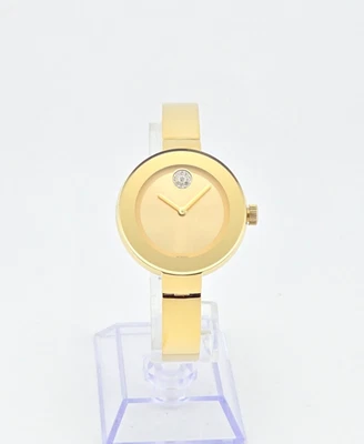 Movado Bold 3600201 Women's Gold Tone Gold Dial Watch NEW ⌚ - Image 1 of 4