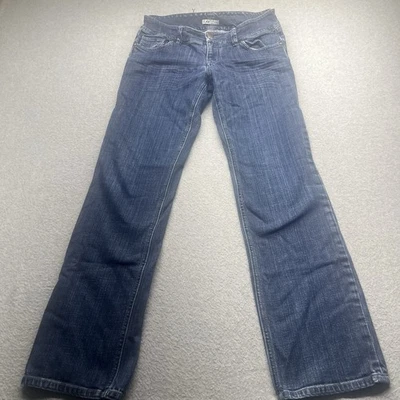 CAbi Jeans The Straight Style #5166 Dark Wash Denim 5 Pocket Style Size 8 - Image 1 of 4