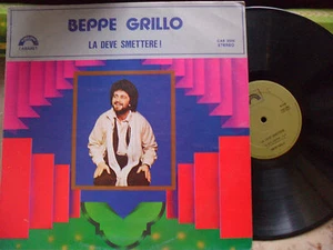 BEPPE GRILLO - LA DEVE SMETTERE! LP CABARET CINEVOX 1979 - Picture 1 of 1