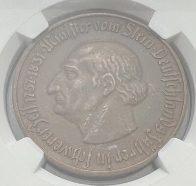 1921 GERMANY WESTPHALIA LAMB-579.4 BRONZE NOTGELD 10M - Image 1 of 4