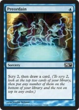 *FOIL* Preordain 1x MtG m11 2011 Core ENGLISH SP+/NM (multiple qty available)